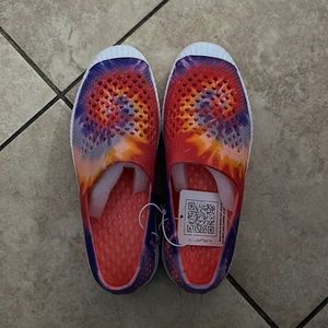 Layers 8 Tie dyed rubber shoes